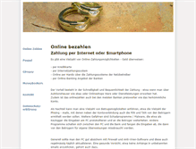 Tablet Screenshot of online-zahlen.de